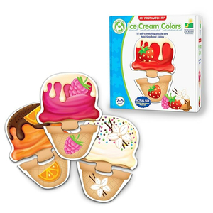 The Learning Journey My First Match It! Ice Cream Colors Puzzle, 15 pcs, Assorted, 118368