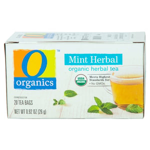 Buy Organics Mint Herbal Tea 20 Teabags 26 g Online at Best Price | Products from USA | Lulu Kuwait in Kuwait