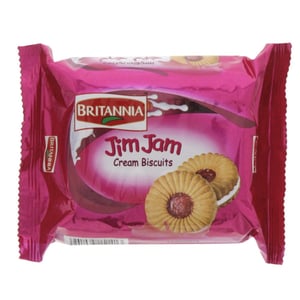 Britannia Jim Jam Cream Biscuits 138 g