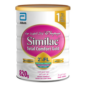 Similac Total Comfort Gold 2'-FL Stage 1 From Birth To 6 Months 820 g