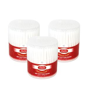 LuLu Cotton Buds Value Pack 3 x 200 pcs