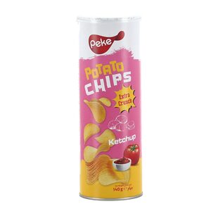 Peke Extra Crunch  Ketchup Flavor Potato Chips 140 g