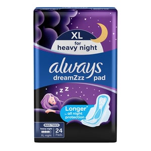 Always Cool & Dry Maxi Thick Night Sanitary Pads 24 pcs