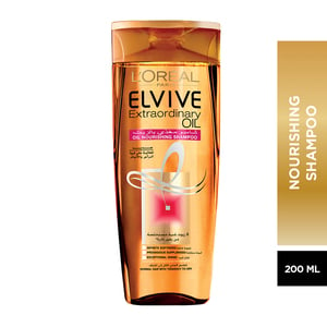 Buy LOreal Elvive Extraordinary Oil Nourishing Shampoo for Dry Hair 200 ml Online at Best Price | Shampoo | Lulu Egypt in UAE