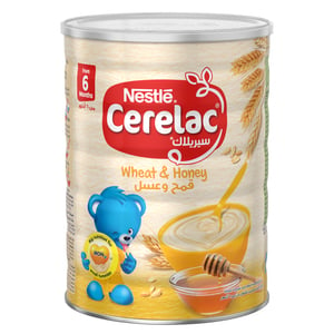 Buy Nestle Cerelac Infant Cereals with Iron + Wheat & Honey From 6 Months 1 kg Online at Best Price | Baby Cereals | Lulu KSA in Saudi Arabia