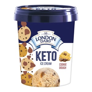 اشتري قم بشراء London Dairy Keto Cookie Dough Ice Cream 473 ml Online at Best Price من الموقع - من لولو هايبر ماركت Ice Cream Take Home في الامارات