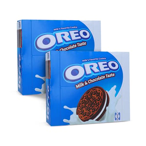 Oreo Milk & Chocolate Taste Cookies Value Pack 2 x 608 g