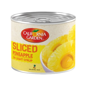 California Garden Pineapple Slices In Light Syrup 220 g