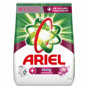 Ariel Automatic Downy Fresh Laundry Detergent Powder, Number 1 in Stain Removal with 48 Hours of Freshness, 4.5 kg