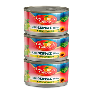 California Garden Skipjack Tuna in Vegetable Oil 3 x 170 g