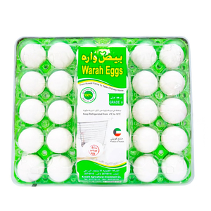 Warah White Eggs Medium 30 pcs