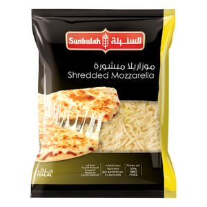 Buy Sunbulah Shredded Mozzarella Cheese 450 g Online at Best Price | Grated Cheese | Lulu Kuwait in Saudi Arabia