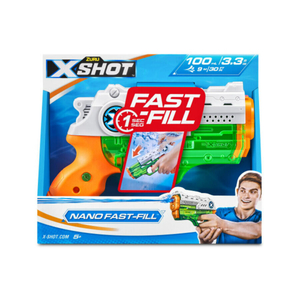 X-Shot Nano Fast-Fill, 1 Pc, Assorted, Multicolour, 56333