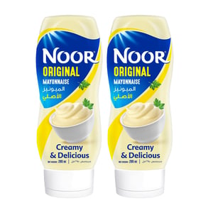 Buy Noor Mayonnaise Assorted Value Pack 2 x 295 ml Online at Best Price | Mayonnaise | Lulu UAE in UAE