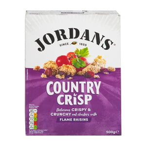 Jordan's Country Crisp With Juicy Flame Raisins 500 g