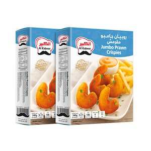 Al Kabeer Frozen Jumbo Prawn Crispies 2 x 240 g