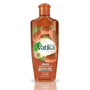 Vatika Naturals Argan Enriched Hair Oil Moisture Soft 300 ml
