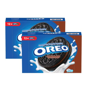 Oreo Chocolate Biscuit Value Pack 12 x 36.8 g 2 pkt