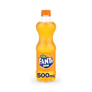 اشتري قم بشراء Fanta Orange 24 x 500 ml Online at Best Price من الموقع - من لولو هايبر ماركت Cola Bottle في الكويت