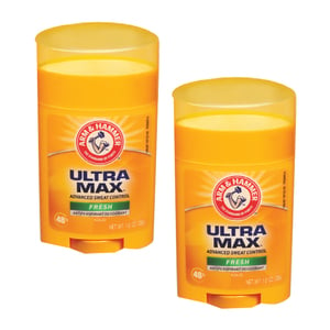 Arm & Hammer Ultra Max Fresh Antiperspirant Deodorant Stick Value Pack 2 x 28 g