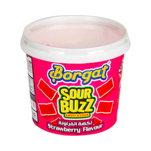 Buy Borgat Sour Power Strawberry Flavour Mini Belts 150g Online at Best Price | Gummy Candies | Lulu KSA in Saudi Arabia