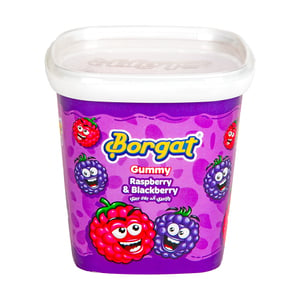 Buy Borgat Raspberry & Blackberry Gummy Candy Tub 160 g Online at Best Price | Gummy Candies | Lulu KSA in Saudi Arabia