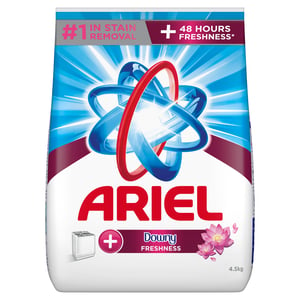 Ariel Semi-Automatic Downy Fresh Laundry Detergent Powder, Number 1 in Stain Removal with 48 Hours of Freshness, 4.5 kg
