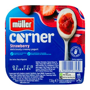 Muller Corner Strawberry Creamy Yogurt 136 g