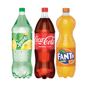Coca Cola/Zero/Fanta/Sprite Assorted 3 x 1.49 Litres