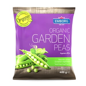Emborg Organic Garden Peas 400 g