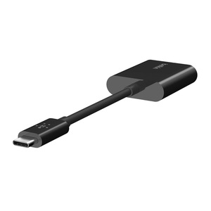 Belkin Connect USB-C Audio + Charge Adapter, F7U081btBLK