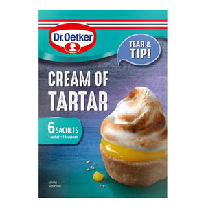 Buy Oetker Cream Of Tartar 6 x 5 g Online at Best Price | Cake Decorations | Lulu KSA in UAE