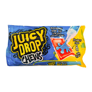 Bazooka Juicy Drop Chews Sour Gel Strawberry & Raspberry 67 g