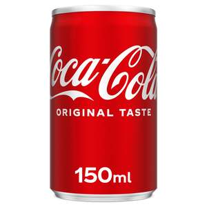 اشتري قم بشراء Coca-Cola Regular Can 30 x 150 ml Online at Best Price من الموقع - من لولو هايبر ماركت Cola Can في السعودية