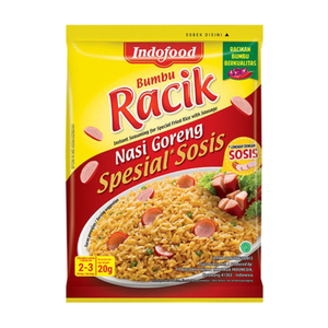 Indofood Racik Nasi Goreng Spesial Sosis 3pcs 20gr
