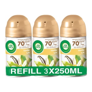 Airwick Vanilla Freshmatic Autospray Refill Value Pack 3 x 250 ml