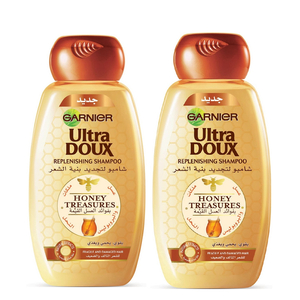 Garnier Ultra Doux Replenishing Honey Treasures Shampoo Value Pack 2 x 400 ml