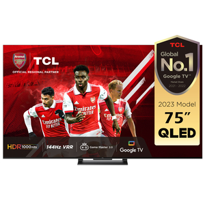 TCL 75 inches 4K UHD Smart QLED Gaming TV, 75C745