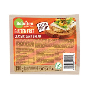 اشتري قم بشراء Balviten Classic Dark Bread Gluten Free 190 g Online at Best Price من الموقع - من لولو هايبر ماركت Spain في الامارات