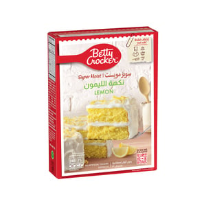 Buy Betty Crocker Super Moist Lemon 500 g Online at Best Price | Cake & Dessert Mixes | Lulu KSA in Saudi Arabia