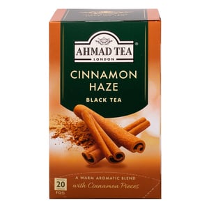 Buy Ahmad Tea Cinnamon Haze Black Tea 20 Teabags Online at Best Price | Speciality Tea | Lulu Kuwait in Kuwait