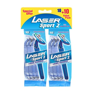 Laser Sport 2 Disposable Razor 10+10