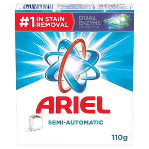 Ariel Semi-Automatic Laundry Detergent Powder Original Scent 110 g