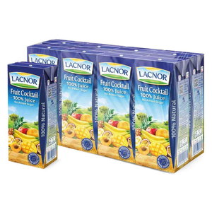 Lacnor Juice Fruit Cocktail Value Pack 8 x 180 ml