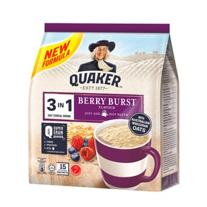 Quaker Berry 3 In 1 Burst 15 X 30g