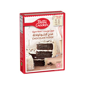 Buy Betty Crocker Super Moist Chocolate Fudge Cake Mix 500 g Online at Best Price | Cake & Dessert Mixes | Lulu KSA in Saudi Arabia