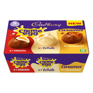 اشتري قم بشراء Cadbury Mix Creme Egg 5 x 40 g Online at Best Price من الموقع - من لولو هايبر ماركت Kids Chocolate في الامارات