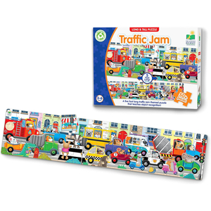 The Learning Journey Long & Tall Traffic Jam Puzzle, 51 pcs, Assorted, 434819
