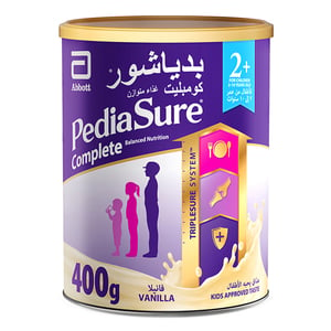 Buy Pediasure Complete Balanced Nutrition Vanilla Flavor From 2-10 Years 400 g Online at Best Price | Milk powders for growth | Lulu UAE in UAE