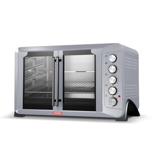Power Master Cook Delight French Door Electric Oven, 2800 W, 100 L, Silver, PEOTA100LFD